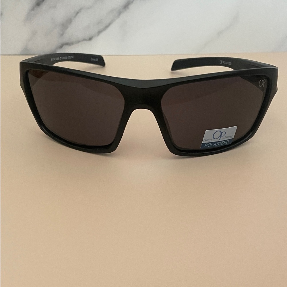 OP Matte Black Frame Unisex Polarized Sunglasses NEW